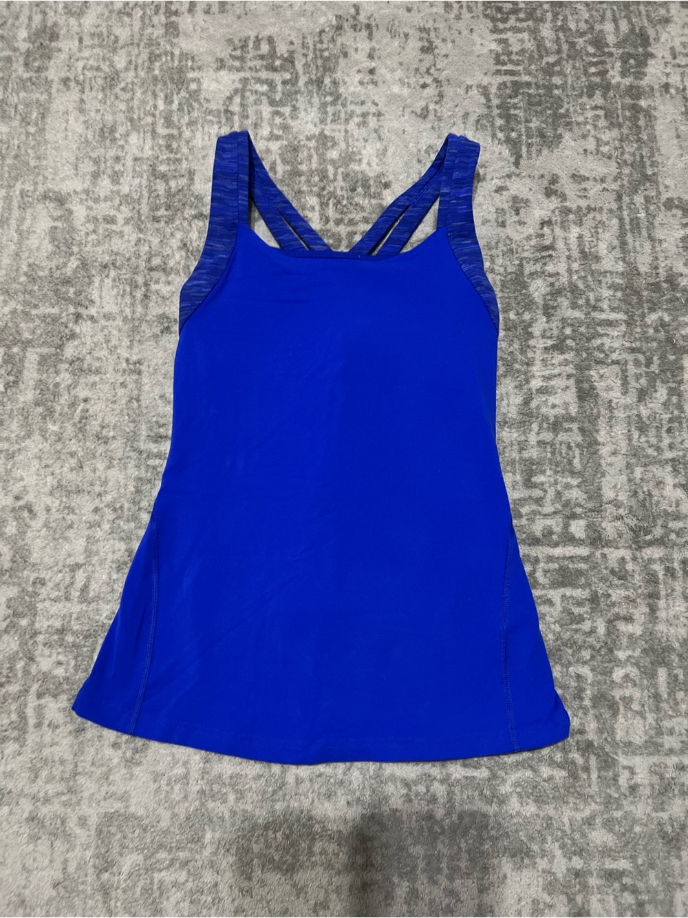 Lucy royal blue work out tank top. Size small